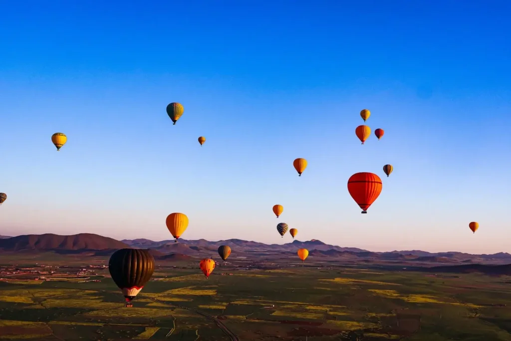 hot air balloon marrakech