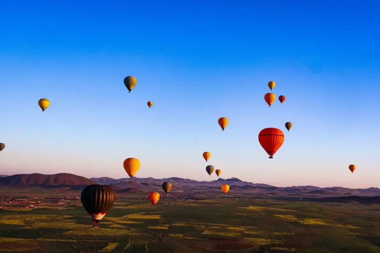hot air balloon marrakech