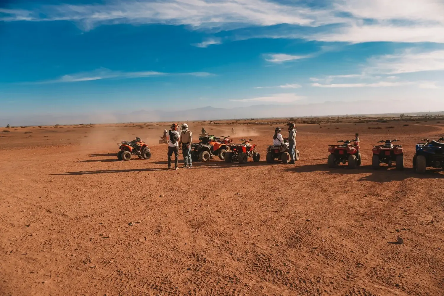 quad biking agafay desert